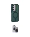 ieg™ Galaxy S24 Kılıf Akış Form - Siyah Vanessa Magic Hayalet Cam