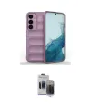 ieg™ Galaxy S24 Kılıf Atlas Koleksiyonu - Siyah Vanessa Magic Hayalet Cam