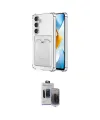 ieg™ Galaxy S24 Kılıf Doruk Klasik Koleksiyonu - Siyah Vanessa Magic Hayalet Cam