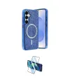 ieg™ Galaxy S24 Kılıf Eksen Çizgi - Siyah 3D Antistatik Seramik Nano Ekran Koruyucu