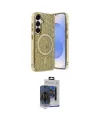 ieg™ Galaxy S24 Kılıf Eksen Çizgi - Siyah Vanessa Magic Cam