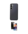 ieg™ Galaxy S24 Kılıf Eksen Prime - Siyah 3D Antistatik Mat Seramik Nano Ekran Koruyucu