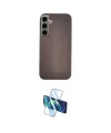 ieg™ Galaxy S24 Kılıf Eksen Prime - Siyah 3D Antistatik Seramik Nano Ekran Koruyucu