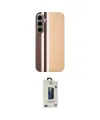 ieg™ Galaxy S24 Kılıf Eksen Prime - Siyah Bilvis Hayalet Cam Ekran Koruyucu