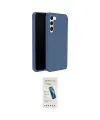 ieg™ Galaxy S24 Kılıf Kozmos Yansıma Özel Seri - Şeffaf Pasifik Cam Ekran Koruyucu