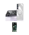 ieg™ Galaxy S24 Kılıf Nova Doku - Siyah 360 Mat Full Body Arka Koruyucu