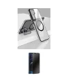 ieg™ Galaxy S24 Kılıf Nova Doku - Siyah 3D Antistatik Hayalet Cam Ekran Koruyucu