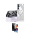 ieg™ Galaxy S24 Kılıf Nova Doku - Siyah 3D Antistatik Mat Seramik Nano Ekran Koruyucu