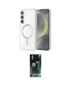 ieg™ Galaxy S24 Kılıf Nova Işık Özel Seri - Şeffaf 360 Full Body Arka Koruyucu