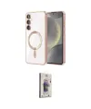 ieg™ Galaxy S24 Kılıf Nova Işık Özel Seri - Siyah Bilvis 3D Cam Ekran Koruyucu