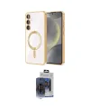 ieg™ Galaxy S24 Kılıf Nova Işık Özel Seri - Siyah Vanessa Magic Cam