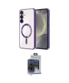 ieg™ Galaxy S24 Kılıf Nova Işık Özel Seri - Siyah Vanessa Magic Cam