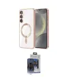 ieg™ Galaxy S24 Kılıf Nova Işık Özel Seri - Siyah Vanessa Magic Cam