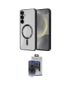 ieg™ Galaxy S24 Kılıf Nova Işık Özel Seri - Siyah Vanessa Magic Cam