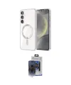 ieg™ Galaxy S24 Kılıf Nova Işık Özel Seri - Siyah Vanessa Magic Cam