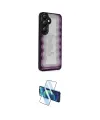 ieg™ Galaxy S24 Kılıf Odak Klasik Serisi - Siyah 3D Antistatik Cam Ekran Koruyucu