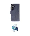 ieg™ Galaxy S24 Kılıf Siluet Işık Serisi - Siyah 3D Antistatik Cam Ekran Koruyucu