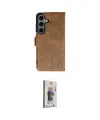 ieg™ Galaxy S24 Kılıf Siluet Işık Serisi - Siyah Bilvis 3D Cam Ekran Koruyucu