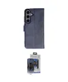 ieg™ Galaxy S24 Kılıf Siluet Işık Serisi - Siyah Vanessa Magic Cam