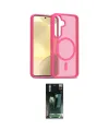 ieg™ Galaxy S24 Kılıf Siluet Minimal Prime - Şeffaf 360 Full Body Arka Koruyucu