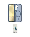 ieg™ Galaxy S24 Kılıf Siluet Minimal Prime - Şeffaf Pasifik Cam Ekran Koruyucu