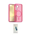 ieg™ Galaxy S24 Kılıf Siluet Minimal Prime - Şeffaf Pasifik Cam Ekran Koruyucu