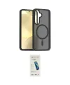 ieg™ Galaxy S24 Kılıf Siluet Minimal Prime - Şeffaf Pasifik Cam Ekran Koruyucu