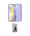 ieg™ Galaxy S24 Kılıf Siluet Minimal Prime - Siyah Bilvis Hayalet Cam Ekran Koruyucu