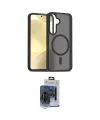 ieg™ Galaxy S24 Kılıf Siluet Minimal Prime - Siyah Vanessa Magic Cam