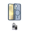 ieg™ Galaxy S24 Kılıf Siluet Minimal Prime - Siyah Vanessa Magic Hayalet Cam