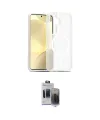 ieg™ Galaxy S24 Kılıf Siluet Minimal Prime - Siyah Vanessa Magic Hayalet Cam
