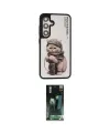 ieg™ Galaxy S24 Kılıf Siluet Modern Özel Seri - Şeffaf 360 Full Body Arka Koruyucu