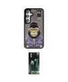 ieg™ Galaxy S24 Kılıf Siluet Modern Özel Seri - Şeffaf 360 Full Body Arka Koruyucu