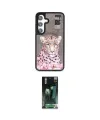 ieg™ Galaxy S24 Kılıf Siluet Modern Özel Seri - Şeffaf 360 Full Body Arka Koruyucu