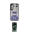 ieg™ Galaxy S24 Kılıf Siluet Modern Özel Seri - Şeffaf 360 Full Body Arka Koruyucu