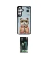 ieg™ Galaxy S24 Kılıf Siluet Modern Özel Seri - Şeffaf 360 Full Body Arka Koruyucu