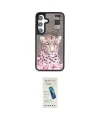 ieg™ Galaxy S24 Kılıf Siluet Modern Özel Seri - Şeffaf Pasifik Cam Ekran Koruyucu