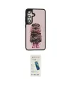 ieg™ Galaxy S24 Kılıf Siluet Modern Özel Seri - Şeffaf Pasifik Cam Ekran Koruyucu