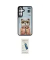 ieg™ Galaxy S24 Kılıf Siluet Modern Özel Seri - Şeffaf Pasifik Cam Ekran Koruyucu