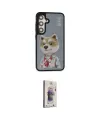 ieg™ Galaxy S24 Kılıf Siluet Modern Özel Seri - Siyah Bilvis 3D Cam Ekran Koruyucu