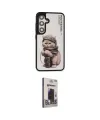 ieg™ Galaxy S24 Kılıf Siluet Modern Özel Seri - Siyah Bilvis Hayalet Cam Ekran Koruyucu
