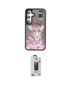 ieg™ Galaxy S24 Kılıf Siluet Modern Özel Seri - Siyah Bilvis Hayalet Cam Ekran Koruyucu