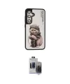 ieg™ Galaxy S24 Kılıf Siluet Modern Özel Seri - Siyah Vanessa Magic Hayalet Cam