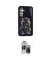 ieg™ Galaxy S24 Kılıf Siluet Modern Özel Seri - Siyah Vanessa Magic Hayalet Cam
