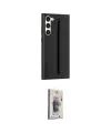 ieg™ Galaxy S24 Kılıf Vadi Asil Serisi - Siyah Bilvis 3D Cam Ekran Koruyucu