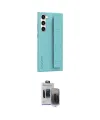 ieg™ Galaxy S24 Kılıf Vadi Asil Serisi - Siyah Vanessa Magic Hayalet Cam