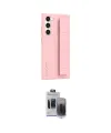 ieg™ Galaxy S24 Kılıf Vadi Asil Serisi - Siyah Vanessa Magic Hayalet Cam