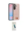 ieg™ Galaxy S24 Kılıf Vadi Klasik Serisi - Şeffaf Pasifik Cam Ekran Koruyucu
