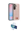ieg™ Galaxy S24 Kılıf Vadi Klasik Serisi - Siyah 3D Antistatik Cam Ekran Koruyucu