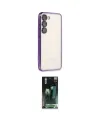ieg™ Galaxy S24 Kılıf Vadi Minimal - Siyah 360 Mat Full Body Arka Koruyucu